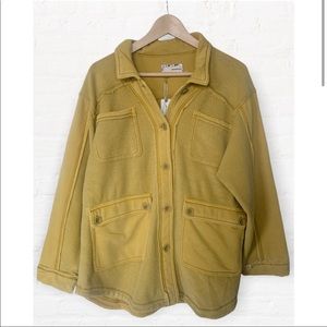 NWOT Anthropologie Pilcr Relaxed Yellow Jacket